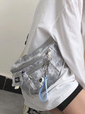 Foufurieux Canvas Crossbody Bag Shoulder Pack