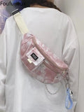 Foufurieux Canvas Crossbody Bag Shoulder Pack