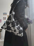 Foufurieux Women's Jacquard Shoulder Bags Harajuku Style