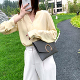 Business Women's Clutch Envelope Shoulder Bag with Chain