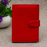4 Seasons Casual Buckle Passport Bag PU Leather Travel ID Wallet