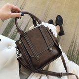 Retro Ladies Handbags Four Seasons Totes Bags Style PU Shoulder Messenger