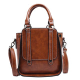 Retro Ladies Handbags Four Seasons Totes Bags Style PU Shoulder Messenger