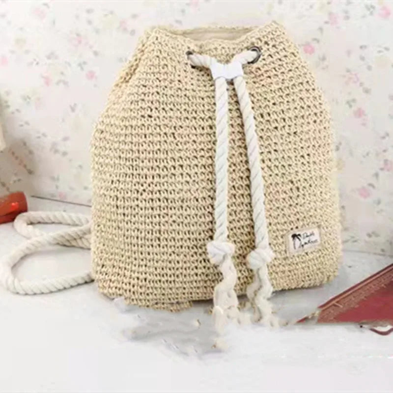 Four Seasons Women's Solid Shoulder Bag, Leisure Beach Backpack