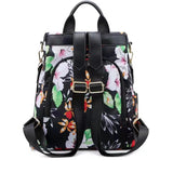 Women's Casual Zipper Backpack, Fashionable Anti-Theft Nylon Sports Backpack
