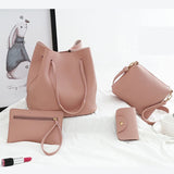 4-Piece Handbag Set Large-Capacity Multi-Function Handbag