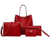 4-Piece Handbag Set Large-Capacity Multi-Function Handbag