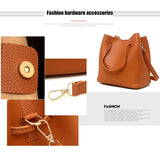 4-Piece Handbag Set Large-Capacity Multi-Function Handbag