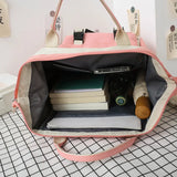 Large-capacity ladies backpack Oxford cloth school bag