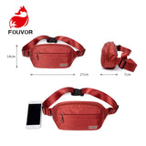 Functional Fanny Bag for Men and Women, Waterproof Hip Belt Pack