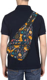 Fox Foxes Sling Backpack Crossbody Shoulder Bag for Men Women