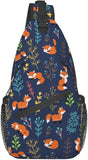 Fox Foxes Sling Backpack Crossbody Shoulder Bag Chest Dayp