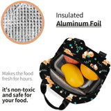 Fox Lunch Bag Insulated Washable Cooler Tote Reusable Lunch Box Office Work