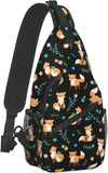 Fox Sling Bag Crossbody Backpack Lightweight Shoulder Bag