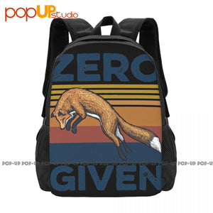 Fox Zero Given Backpack Large Capacity Travel Softback Eco Friendly Multi-functi