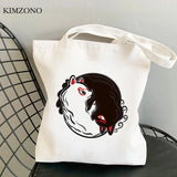 Fox Jute Shopping Bag Recycled Handbag Eco-Friendly Market Tote