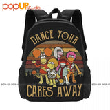 Fraggle Rock Dance Sunset Backpack Large Capacity 3D Printing Riding Backpack