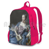 Madame De Pompadour Backpack for Outdoor Activities