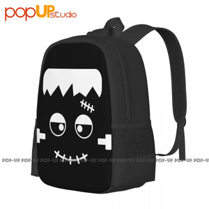 Frankenstein Face Backpack Large Capacity Gym Tote Bag