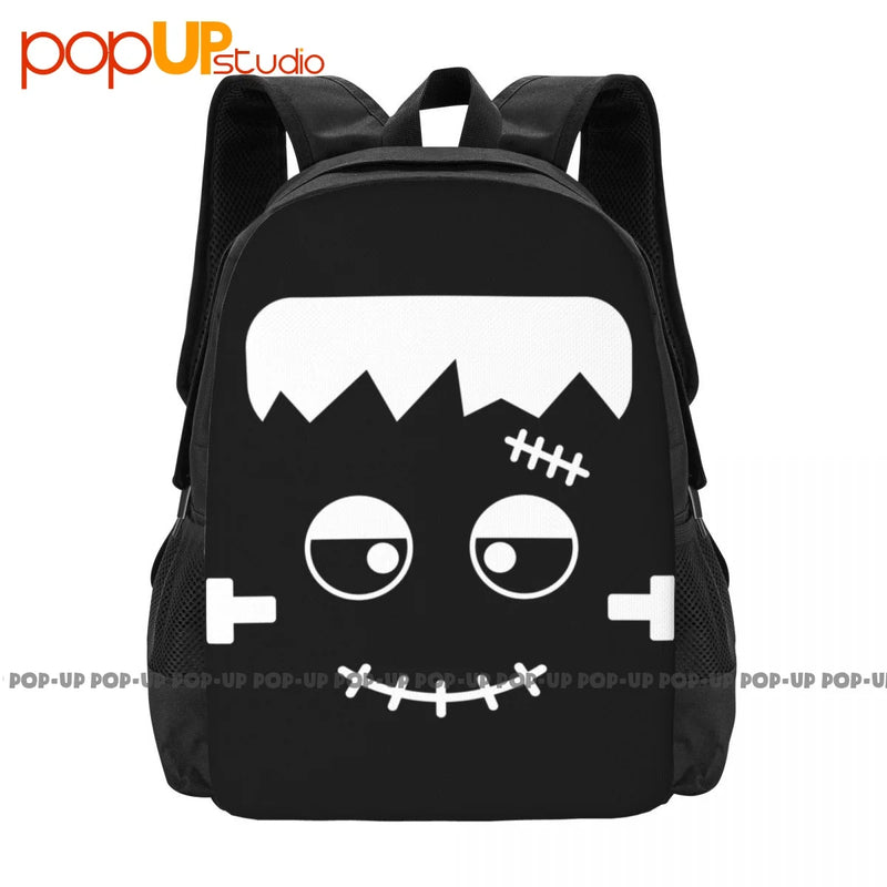 Frankenstein Face Backpack Large Capacity Gym Tote Bag