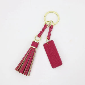Leather Tassel Keychain Car Unisex Bag Wallet