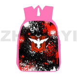 Garena 3D Backpacks Retro Unisex School Bags 12/16 Inch Travel Shoulder Bag