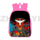 Garena 3D Backpacks Retro Unisex School Bags 12/16 Inch Travel Shoulder Bag