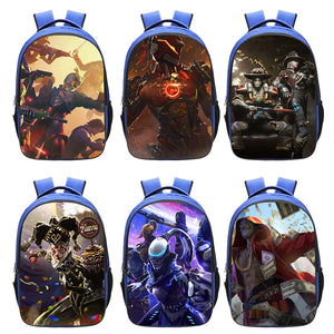 Fire School Bag 3D Hot Game Backpack Boy Girl Bag Cartoon Bagpack Men