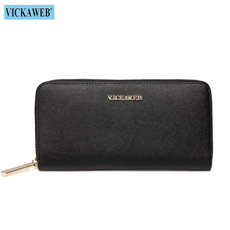 Women's Long Wallet Leather Money Bag Female Clutch VK06