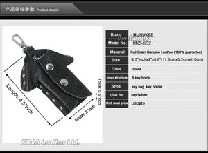 High Personality Leather Key Holder Wallet Chain Bag MC-802