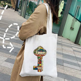 Gaza Palestinian Map Flag Jerusalem Heart Al Aqsa Mosque Cotton Tote Bag