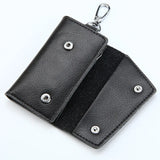 Leather Car Key Bag Holder for Men Women, Keychain Gift Keyring