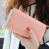 2019 Women Long Leather Wallets High Purses Ladies Clutch