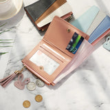 Leather Card Holder Wallet Thin Wallet For Women