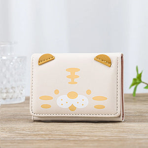 Cat Prints Women Hasp Purse Wallet Multiple Card Slots Clutch Bag