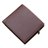 Solid Canvas Short Wallet for Men
