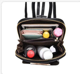 Large Capacity Leather Backpack Women School Bag Casual Totes