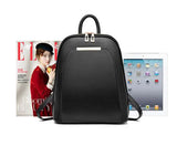 Large Capacity Leather Backpack Women School Bag Casual Totes