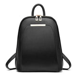 Large Capacity Leather Backpack Women School Bag Casual Totes