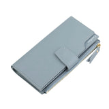Women's Three-fold Zipper Long Wallet Clutch Bag