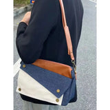 Women's Denim Canvas Tote Bag Handbag Shoulder Purse