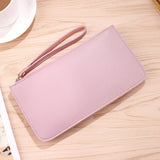 Women Long Purse Large Capacity Red Wallet
