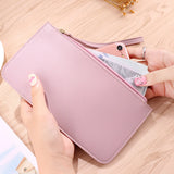 Women Long Purse Large Capacity Red Wallet