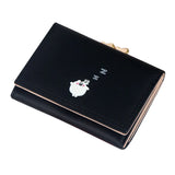 Women Short Three Fold Candy Purse Card Holder Bag Wallet