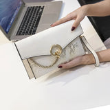 Striped Canvas Shoulder Tote Beach Bag