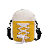 Summer Striped Canvas Tote Beach Bag Large Women Shoulder Handbag