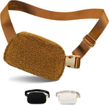 Fleece Waist Bag for Men and Women in Autumn and Winter