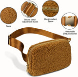 Fleece Waist Bag for Men and Women in Autumn and Winter