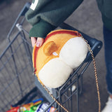 Harajuku Corgi Butt 3D Crossbody Bag Plush Shoulder Christmas Gift