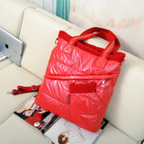 Cotton Warm Hand Bag Winter Bags Women Shoulder Bag